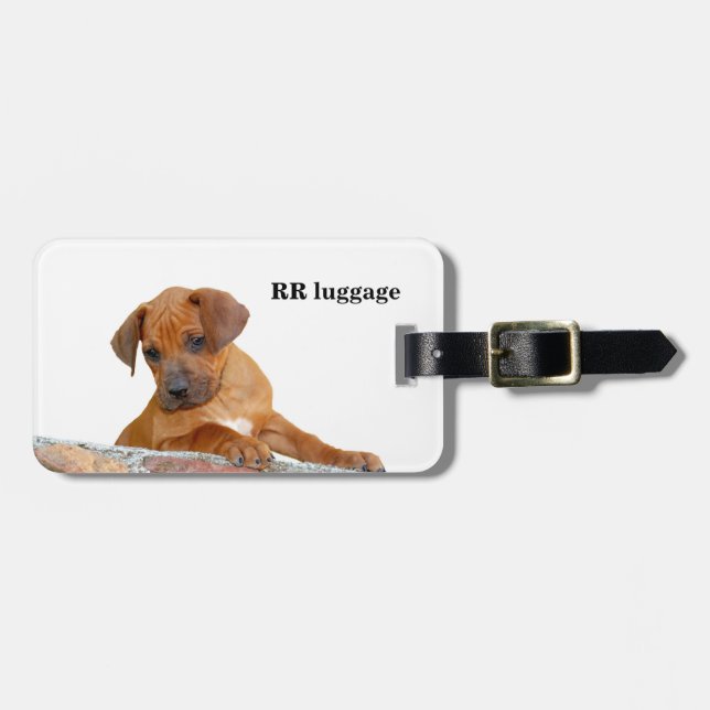 Rhodesian Ridgeback bagagemärkre Bagagebricka (Horisontell Framsida)