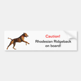 Rhodesian Ridgeback bildekal