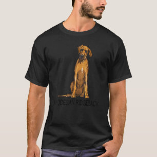 Rhodesian Ridgeback Crazy Hund T Shirt
