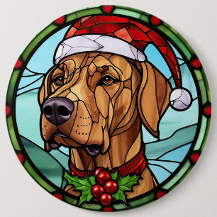 Rhodesian Ridgeback - fastlagad glasjul Knapp