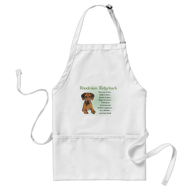 Rhodesian Ridgeback-gåvor Förkläde (Framsidan)