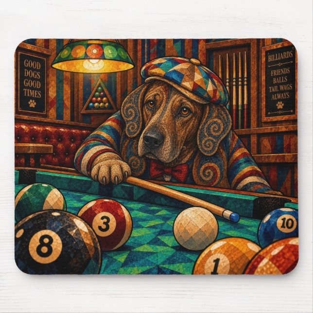 Rhodesian Ridgeback, Geometriskt mosaik Musmatta (Framsidan)