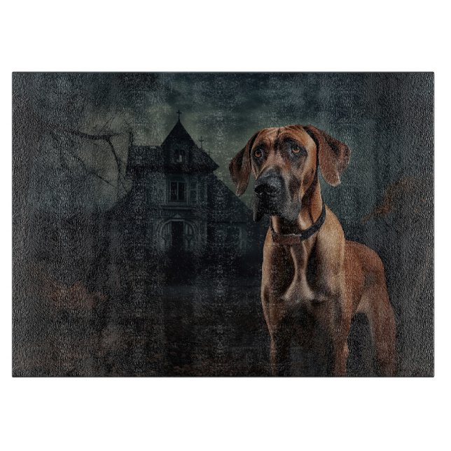 Rhodesian Ridgeback Halloween Scary (Framsidan)