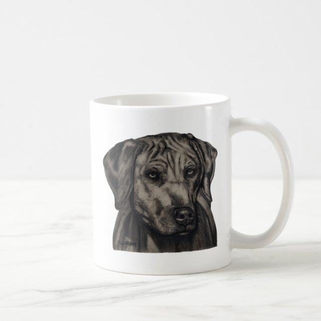 Rhodesian Ridgeback Hund Art - zulu Kaffemugg (Höger)