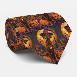 Rhodesian Ridgeback Hund Halloween Witch Pumpkin Slips