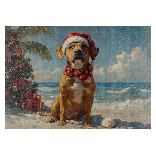 Rhodesian Ridgeback Hund Jul Vintage Strand (Framsidan)
