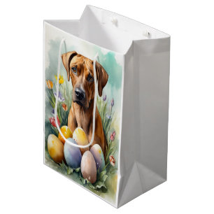 Rhodesian Ridgeback Hund med påskägg Semester