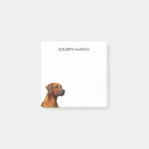Rhodesian Ridgeback-Hund Post-it Block