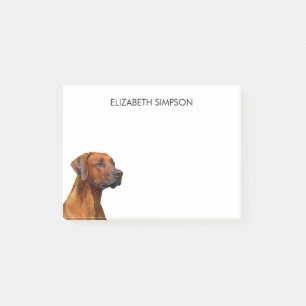 Rhodesian Ridgeback-Hund Post-it Block