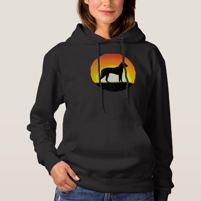 Rhodesian Ridgeback Hund Retro 10 T Shirt (Framsida)
