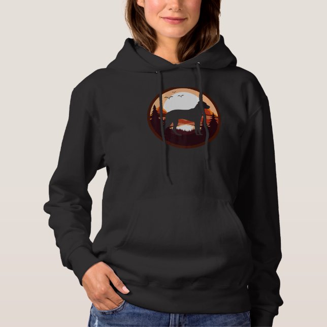 Rhodesian Ridgeback Hund Retro 2 T Shirt (Framsida)