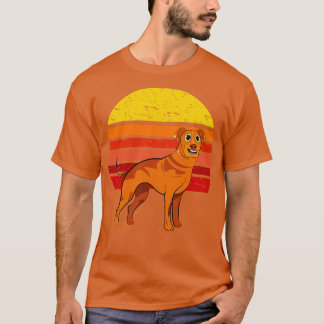Rhodesian Ridgeback Hund Retro T Shirt