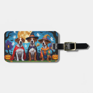 Rhodesian Ridgeback Hundar Pumpkin Halloween Funny Bagagebricka
