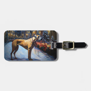 Rhodesian Ridgeback jul - festsäsong Bagagebricka