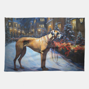 Rhodesian Ridgeback jul - festsäsong Kökshandduk