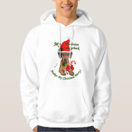 Rhodesian Ridgeback-julklappar Sweatshirt Med Luva