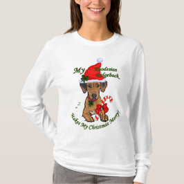 Rhodesian Ridgeback-julklappar Tee