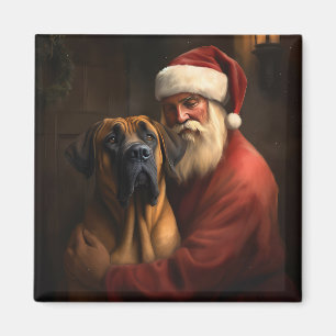 Rhodesian Ridgeback Jultomten - juljul Magnet