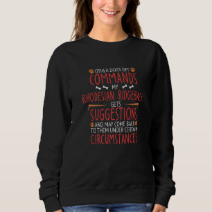 Rhodesian Ridgeback-kommandon T Shirt
