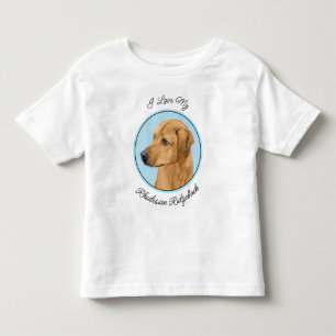 Rhodesian Ridgeback-målning - Original hundkonst T Shirt