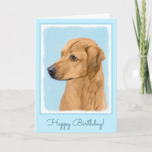Rhodesian Ridgeback-målning - Originalbild av Hund Kort