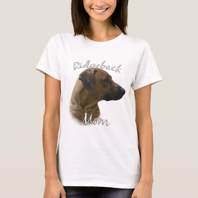 Rhodesian Ridgeback Mamma 2 Tee Shirt (Framsida)