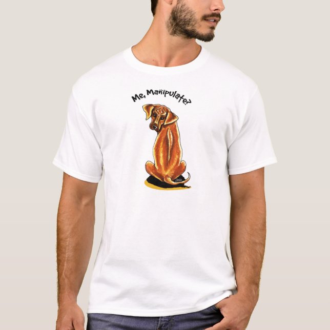 Rhodesian Ridgeback Manipulate T Shirt (Framsida)