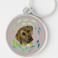 Rhodesian Ridgeback med en kranvattenfärg