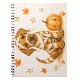 Rhodesian Ridgeback-mumie Halloween Anteckningsbok
