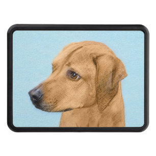 Rhodesian Ridgeback Painting - Original Hund Art Dragkroksskydd