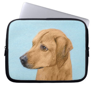 Rhodesian Ridgeback Painting - Original Hund Art Laptop Fodral