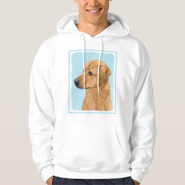 Rhodesian Ridgeback Painting - Original Hund Art Sweatshirt (Framsida)