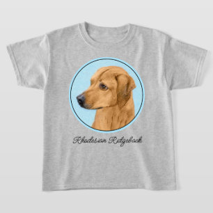Rhodesian Ridgeback Painting - Original Hund Art T Shirt
