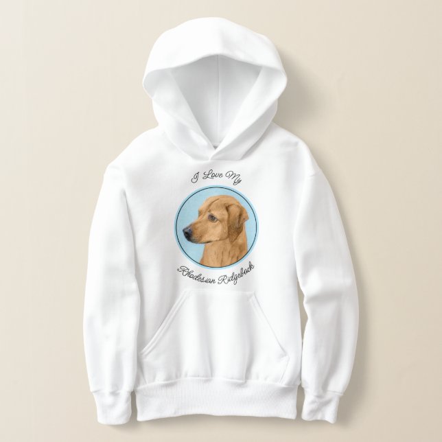 Rhodesian Ridgeback Painting - Original Hund Art T Shirt (Laydown)