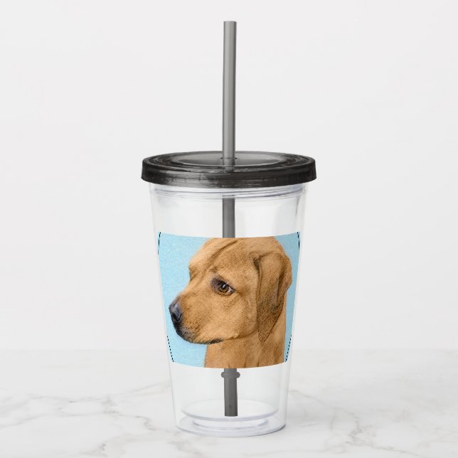 Rhodesian Ridgeback Painting - Original Hund Art Take Away Mugg (Framsida)