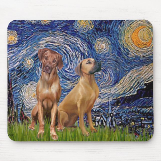 Rhodesian Ridgeback Pair - Starry Natt Musmatta (Framsidan)