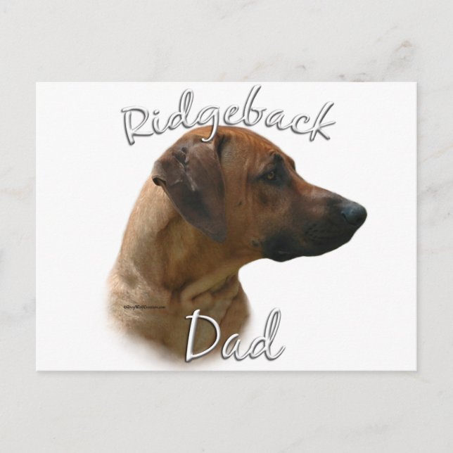 Rhodesian Ridgeback Pappa 2 Vykort (Framsida)