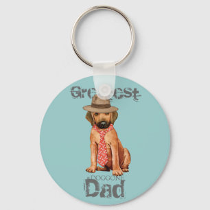 Rhodesian Ridgeback Pappa Nyckelring