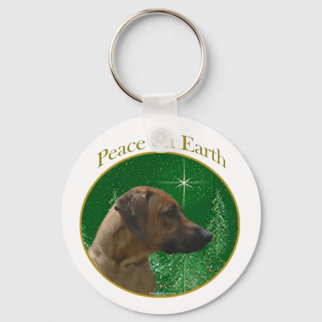 Rhodesian Ridgeback Peace Nyckelring (Framsida)