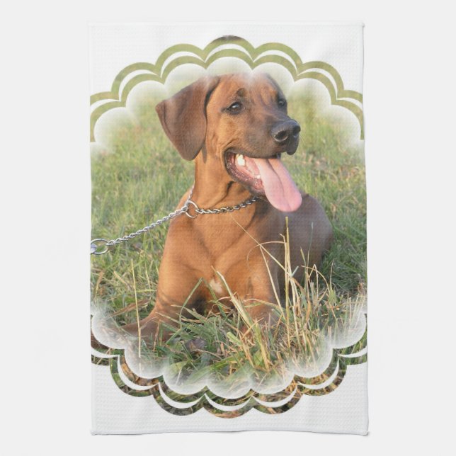 Rhodesian Ridgeback räddingkökshandduk Kökshandduk (Vertikal)