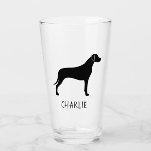 Rhodesian Ridgeback Silhouette Ridgie Hund Anpassn Glaskopp