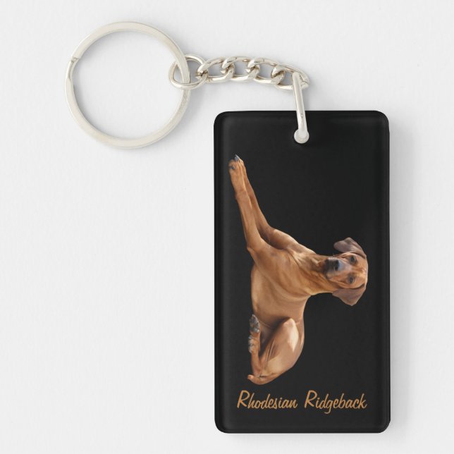Rhodesian Ridgeback Sleutelhanger Nyckelring (Framsidan)