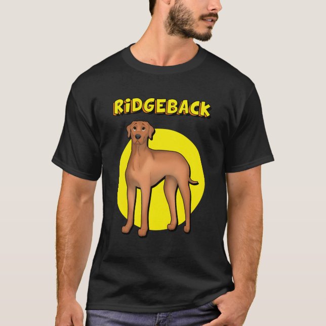 Rhodesian Ridgeback T Shirt (Framsida)