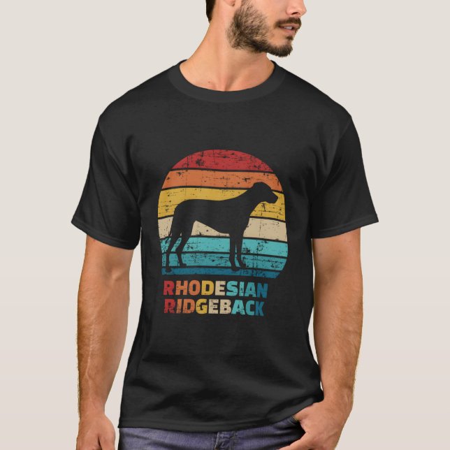 Rhodesian Ridgeback T Shirt (Framsida)