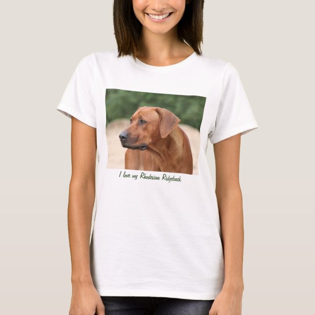 Rhodesian Ridgeback T-shirt (Framsida)