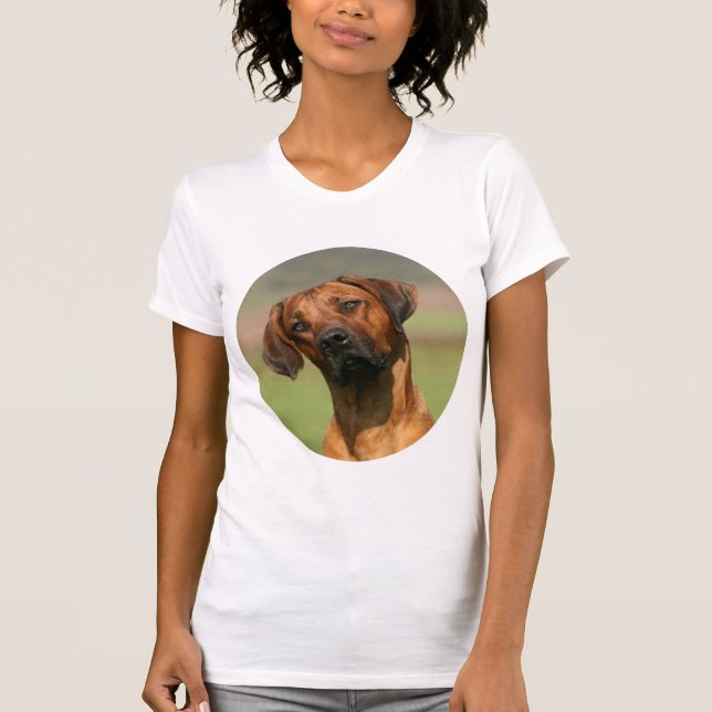 Rhodesian Ridgeback t-skjorta T-shirt (Framsida)