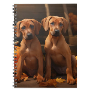 Rhodesian Ridgeback Valp Höstglädje Pumpa Anteckningsbok