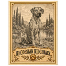 Rhodesian Ridgeback, Vintage Heritage Dog