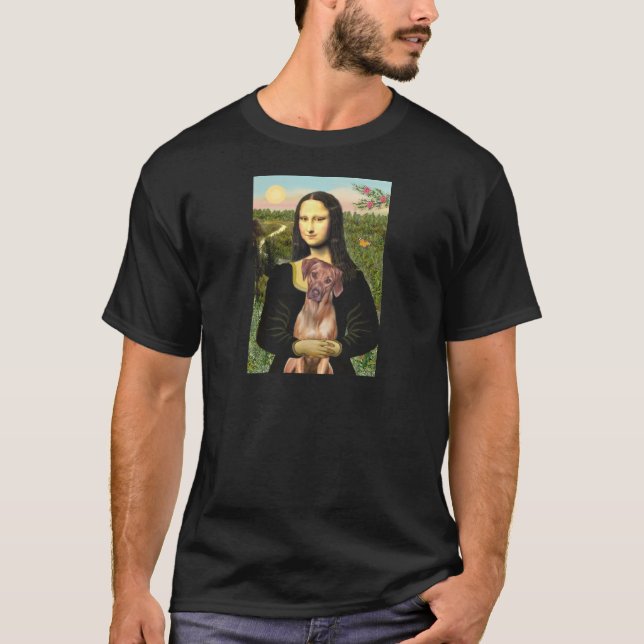 RhodesianRidgeback 1 - Mona Lisa T-shirt (Framsida)
