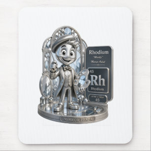 Rhodium-karaktär från ATOMIVRA™ Musmatta